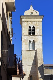 France, Corse-du-Sud (2A), Bonifacio, Ville Haute, l'église Saint Marie majeure