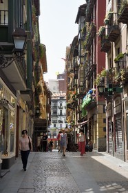 Espagne, Pays basque espagnol, Biscaye, Bilbao, Casco Viejo (vieille ville), Calle Carnicería Vieja