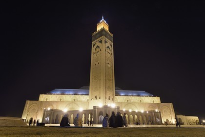 Morocco, Casablanca, Grand Hassan II Mosque