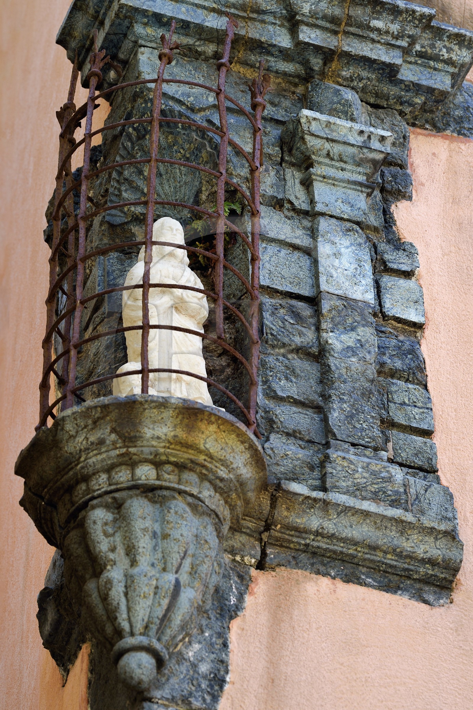 France, Var, Saint-Tropez, small 16th century serpentinite oratory rue Sibille