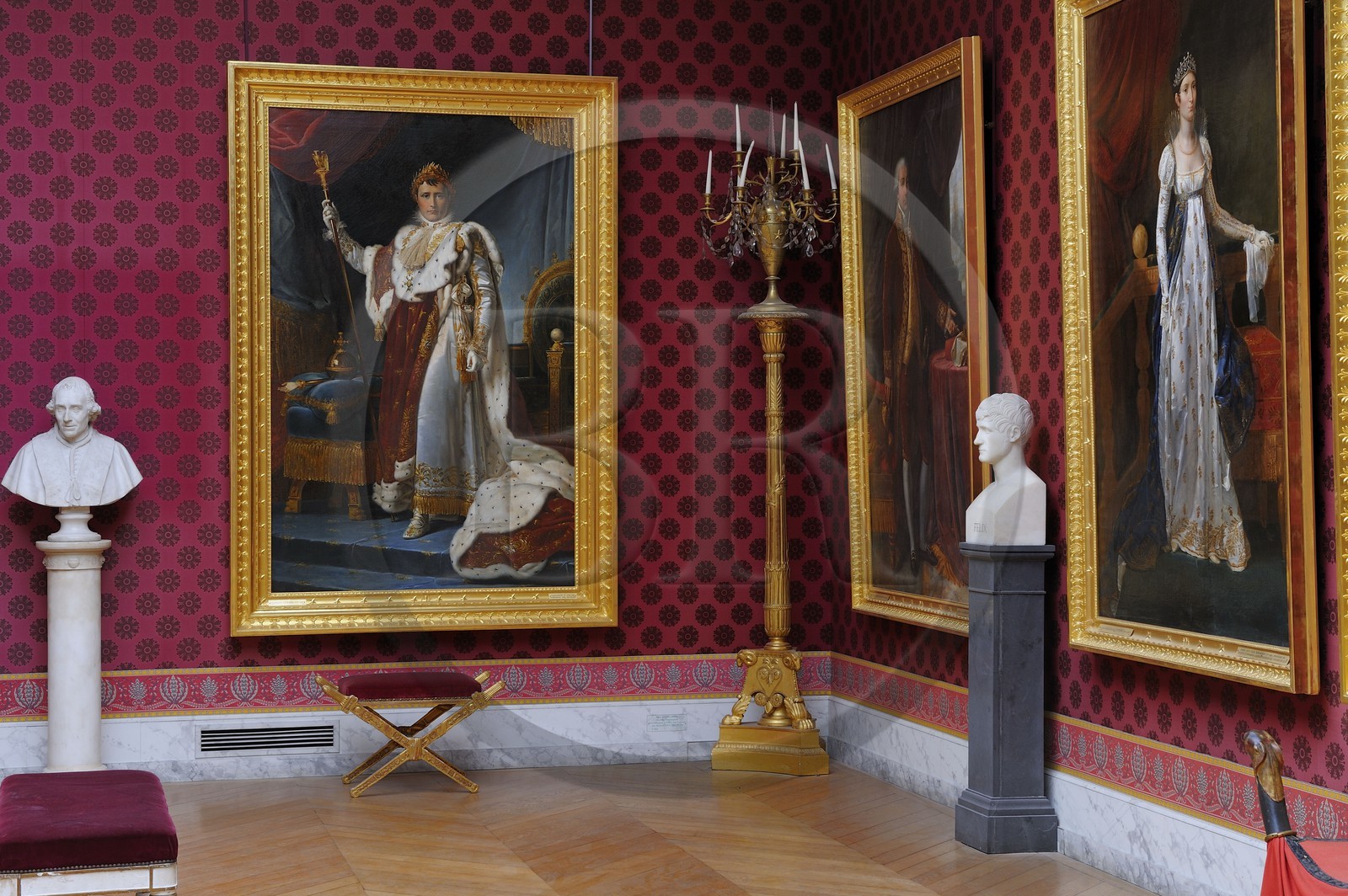 France, Yvelines (78), château de Versailles, classé Patrimoine Mondial de l'UNESCO, les salles de la Révolution, du Consulat et de l'Empire