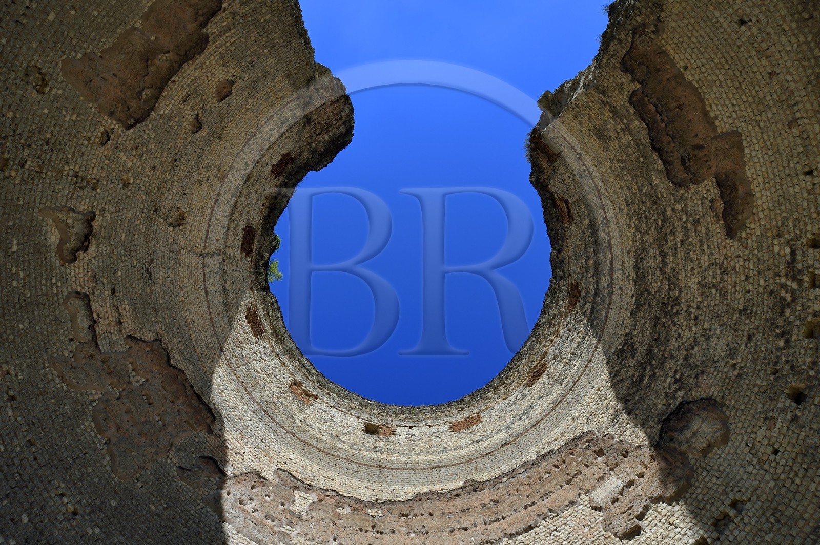 France, Dordogne (24), Périgord Blanc, Périgueux, quartier de la Cité dit de Vésone, ruine romaine de la Tour de Vésone (Vesunna)