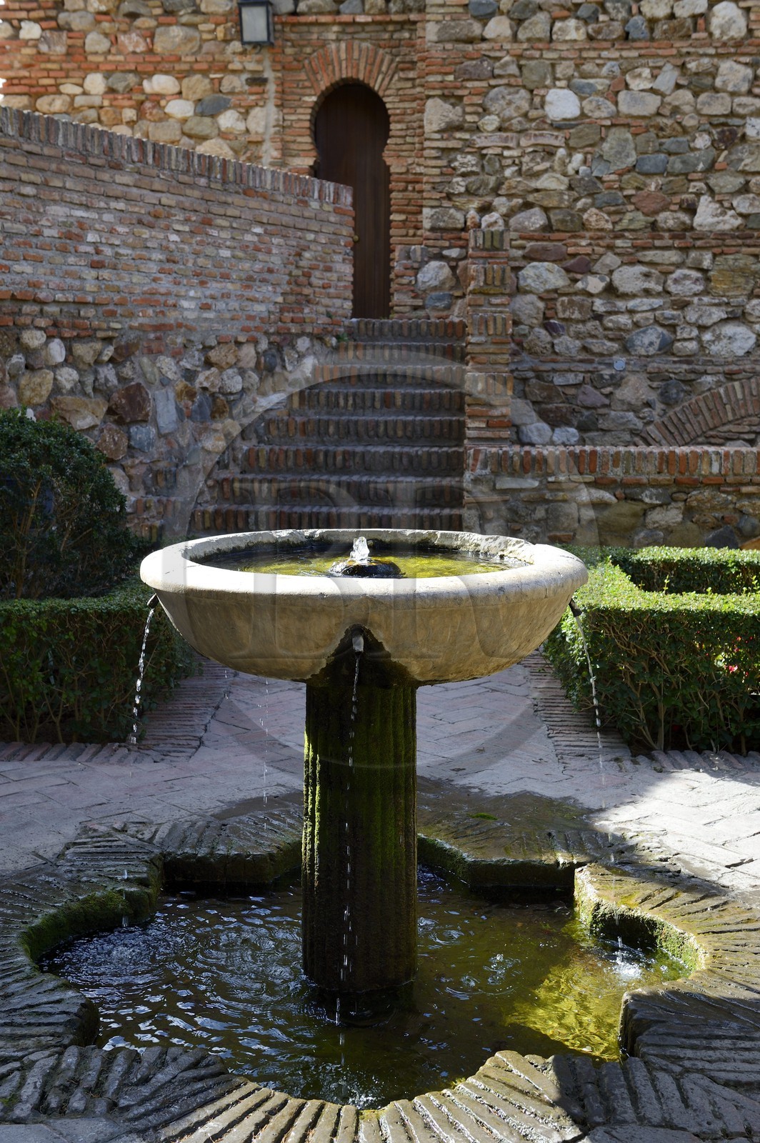 Espagne, Andalousie, Malaga, la Alcazaba