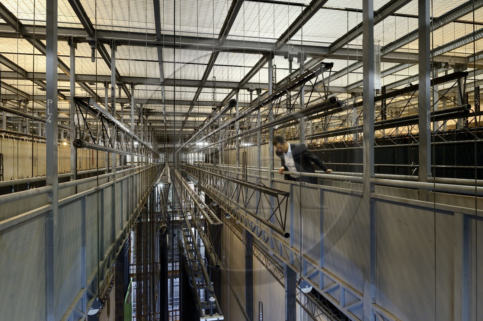 France, Paris (75), Opéra Garnier, les cintres