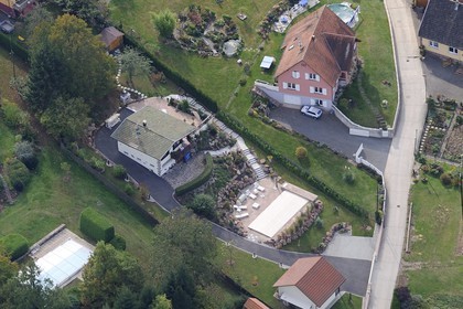 France, Bas-Rhin (67), Birkenwald (photo aérienne)