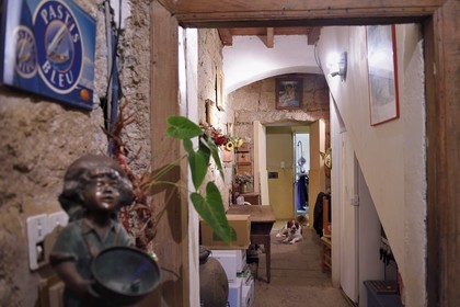 France, Corse-du-Sud (2A), Sartène, l'auberge l'Oasis du Lion à Roccapina