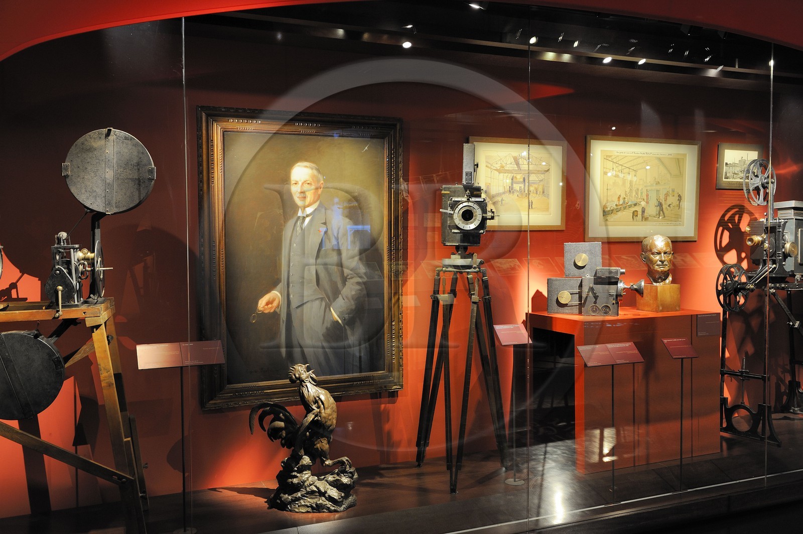 France, Paris, la Cinemathèque Française (ex American Center) from architect Frank O. Gehry in park of Bercy, Melies exhibition