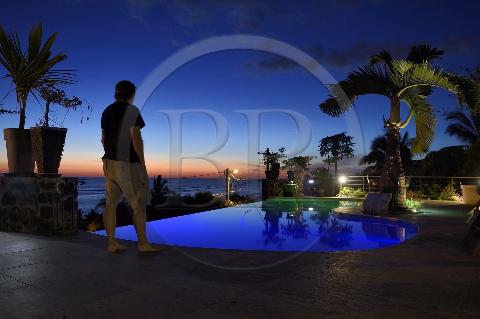 France, Ile de la Reunion, Petite-Ile, la maison d'Anne et Axel Kolbe