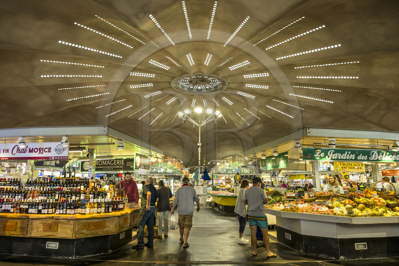 France, Charente-Maritime, Royan, central market (1955) by architects Louis Simon and André Morisseau