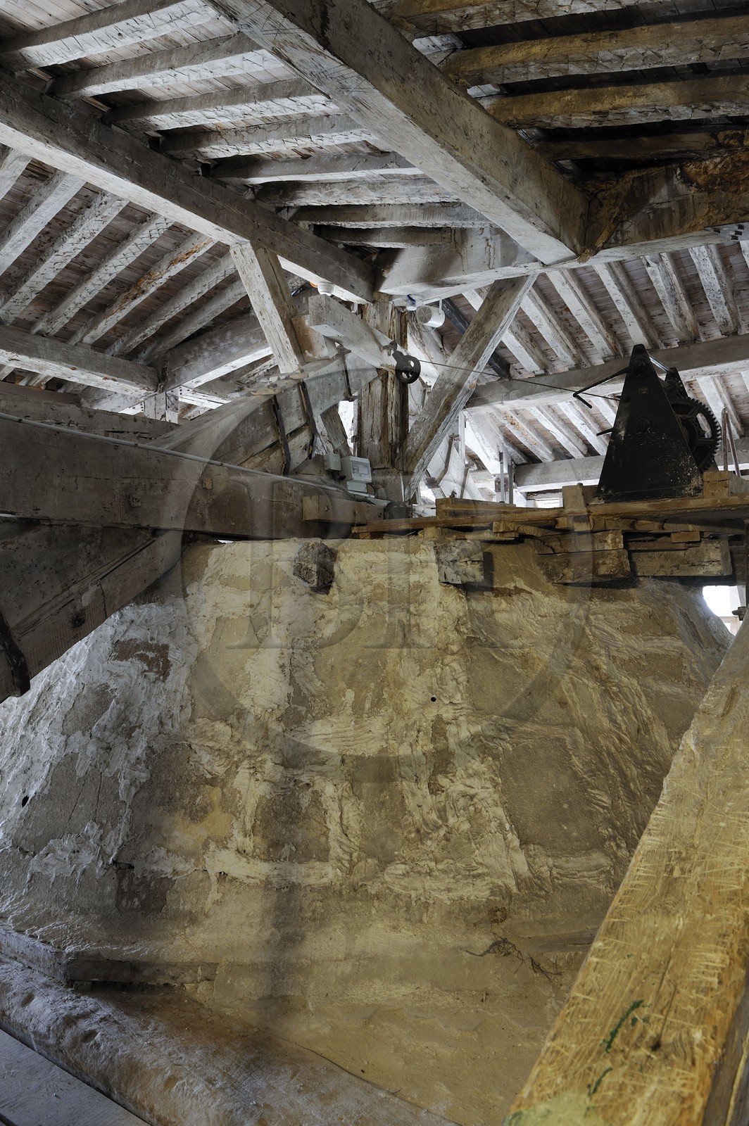 France, Yvelines (78), château de Versailles, classé Patrimoine Mondial de l'UNESCO, au dessus de la Galerie des Glaces