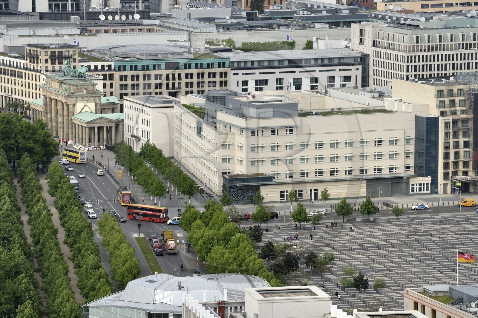 Allemagne, Berlin, Berlin-Mitte, Holocaust-Mahnmal, Mémorial des victimes de la Shoah de l'architecte Peter Eisenmann