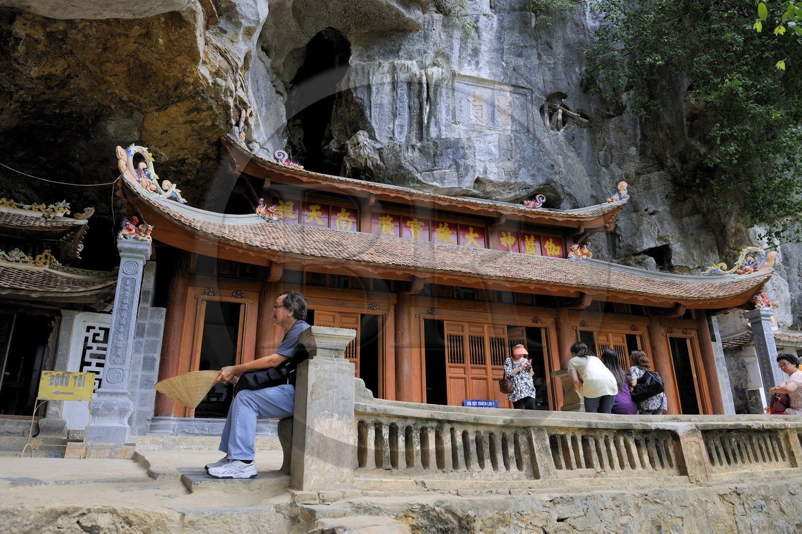 Vietnam, Ninh Binh province, Bich Dong pagoda, second temple