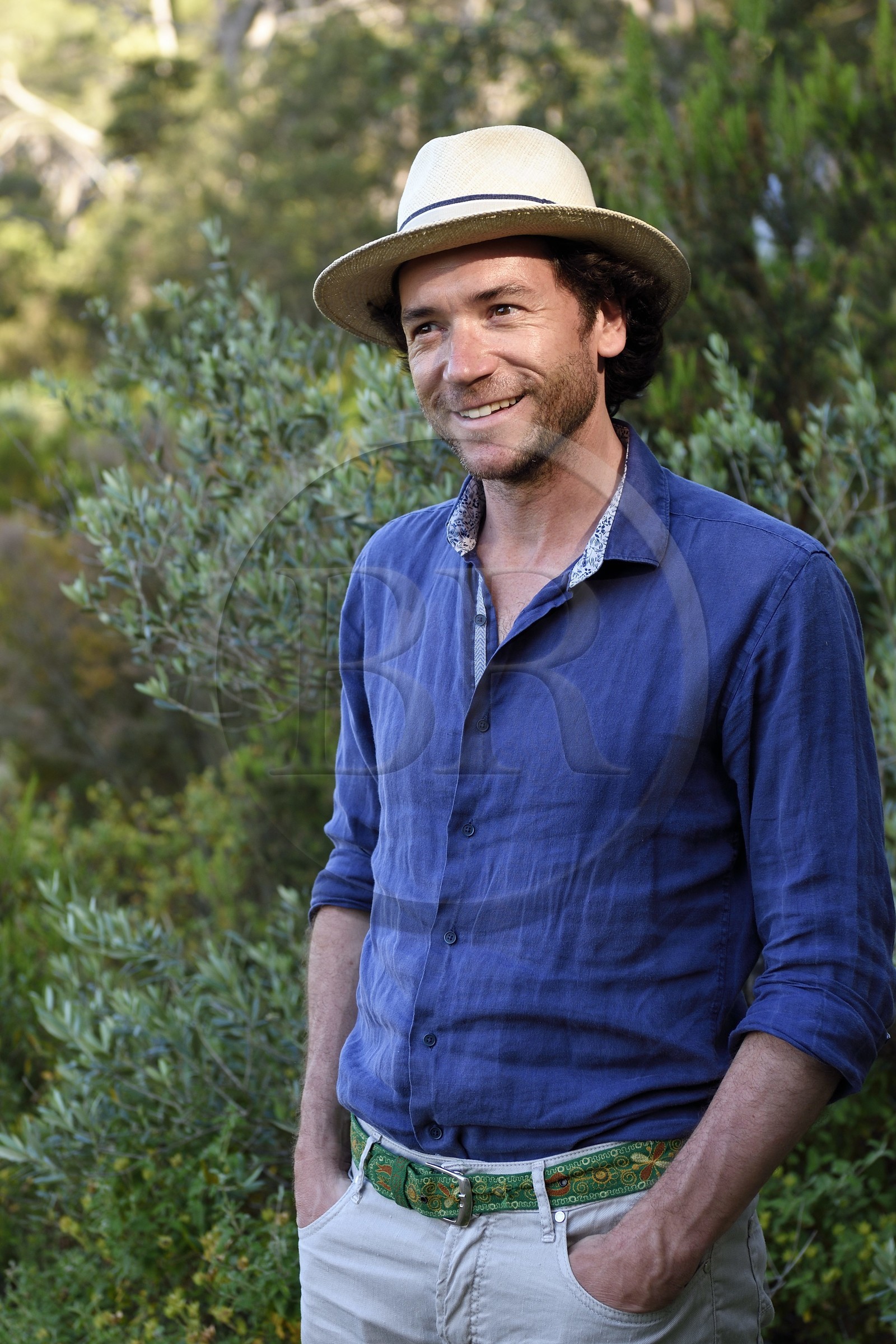 France, Var (83), Iles d'Hyères, parc national de Port Cros, Ile de Porquerolles, la Fondation Carmignac, Charles Carmignac directeur de la Fondation Carmignac