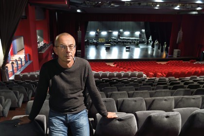 France, Pyrénées-Atlantiques (64), Pays-Basque, Biarritz, Palais des festivals et des congrès La Gare du Midi, Thierry Malandain directeur-chorégraphe du Malandain Ballet Biarritz