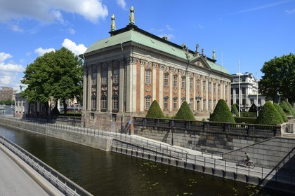 Suède, Stockholm, vieille ville dans l'Ile de Gamla Stan, Maison de la noblesse (Riddarhuset)