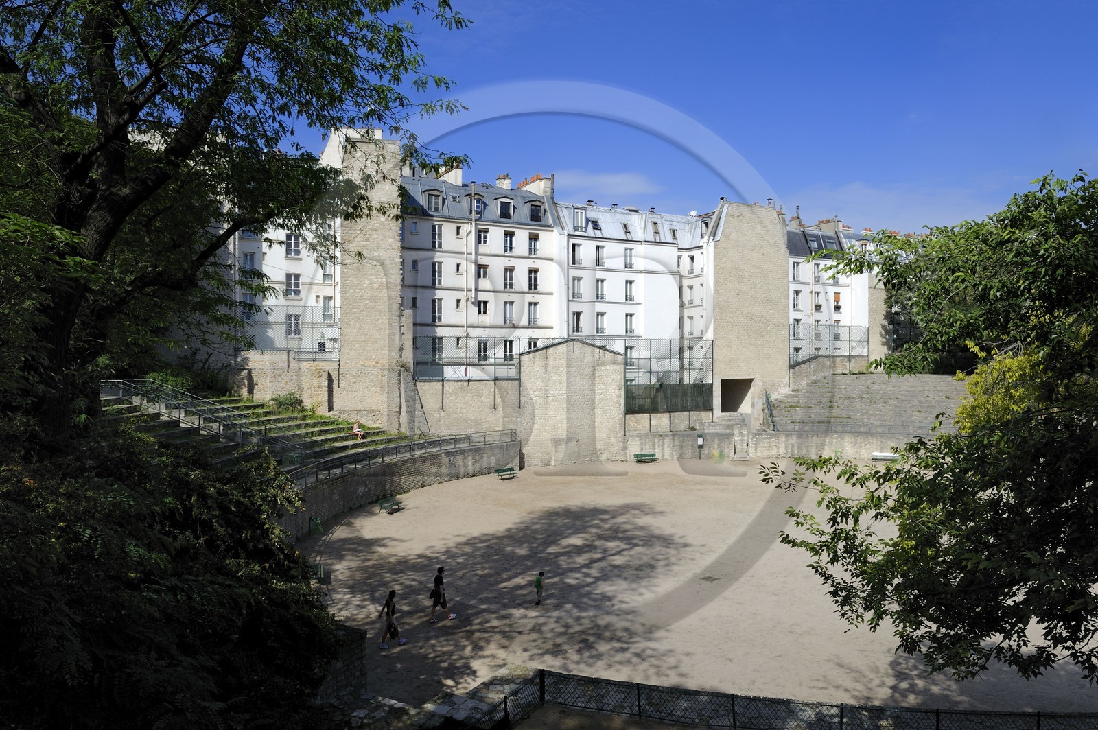 France, Paris (75), quartier Latin, les arènes de Lutèce