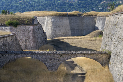 France, Hautes Alpes (05), Mont-Dauphin, citadelle édifiée par Vauban, classée Patrimoine Mondial de l'UNESCO