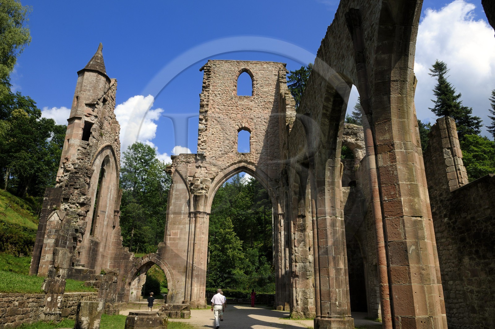 Allemagne, Forêt Noire, Schwartzwald, Bade-Würtemberg, les ruines du couvent Allerheiligen (Tous les saints)
