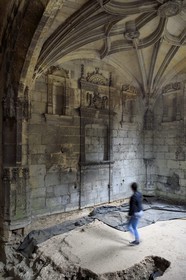 France, Dordogne (24), Périgord Blanc, Périgueux, quartier de la Cité dit de Vésone, couvent Sainte-Marthe, la chapelle l'ancien palais épiscopal, chapelle Saint-Jean-Baptiste