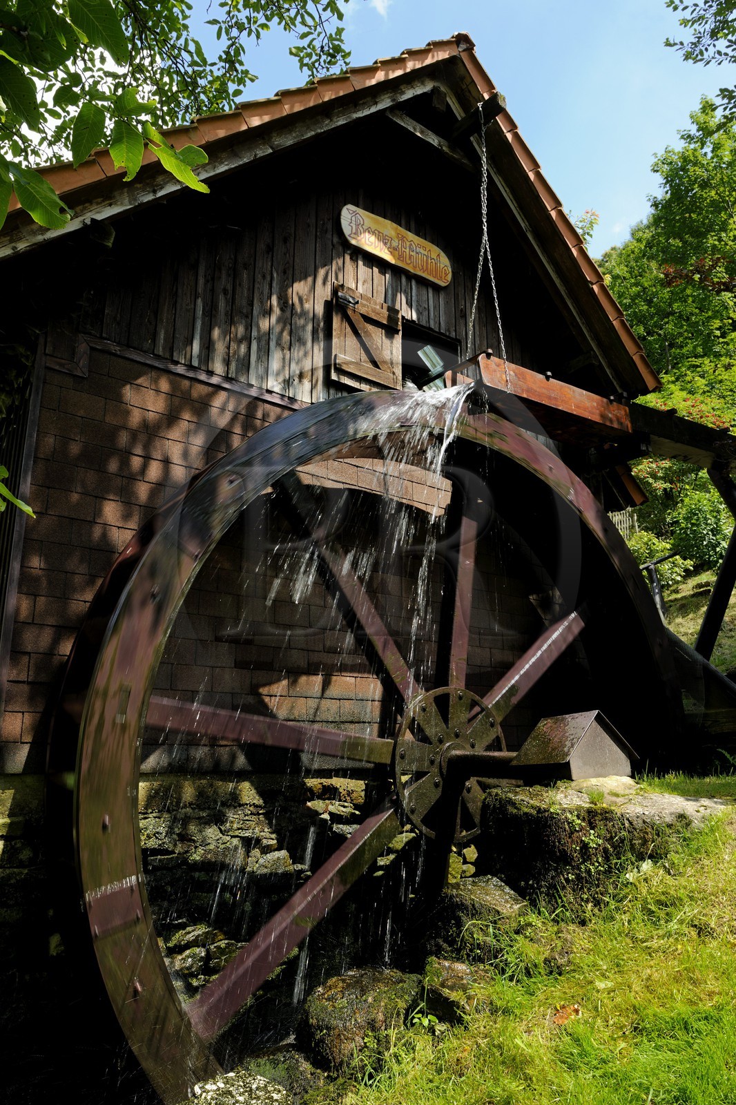 Allemagne, Forêt Noire, Schwartzwald, Bade-Würtemberg, région d'Ottenhöffen, moulin de la Benz-Mühle
