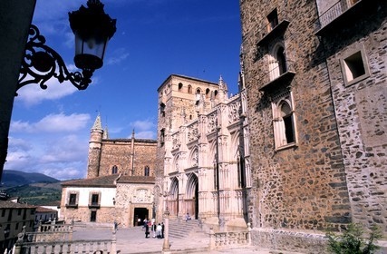 Espagne, Estrémadure, Guadalupe, monastère Notre-Dame de Guadalupe (13ème siècle)