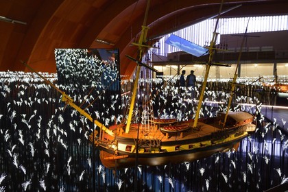 Spain, Andalusia, Seville, Navigation Pavilion (Pabellon de la Navegacion)