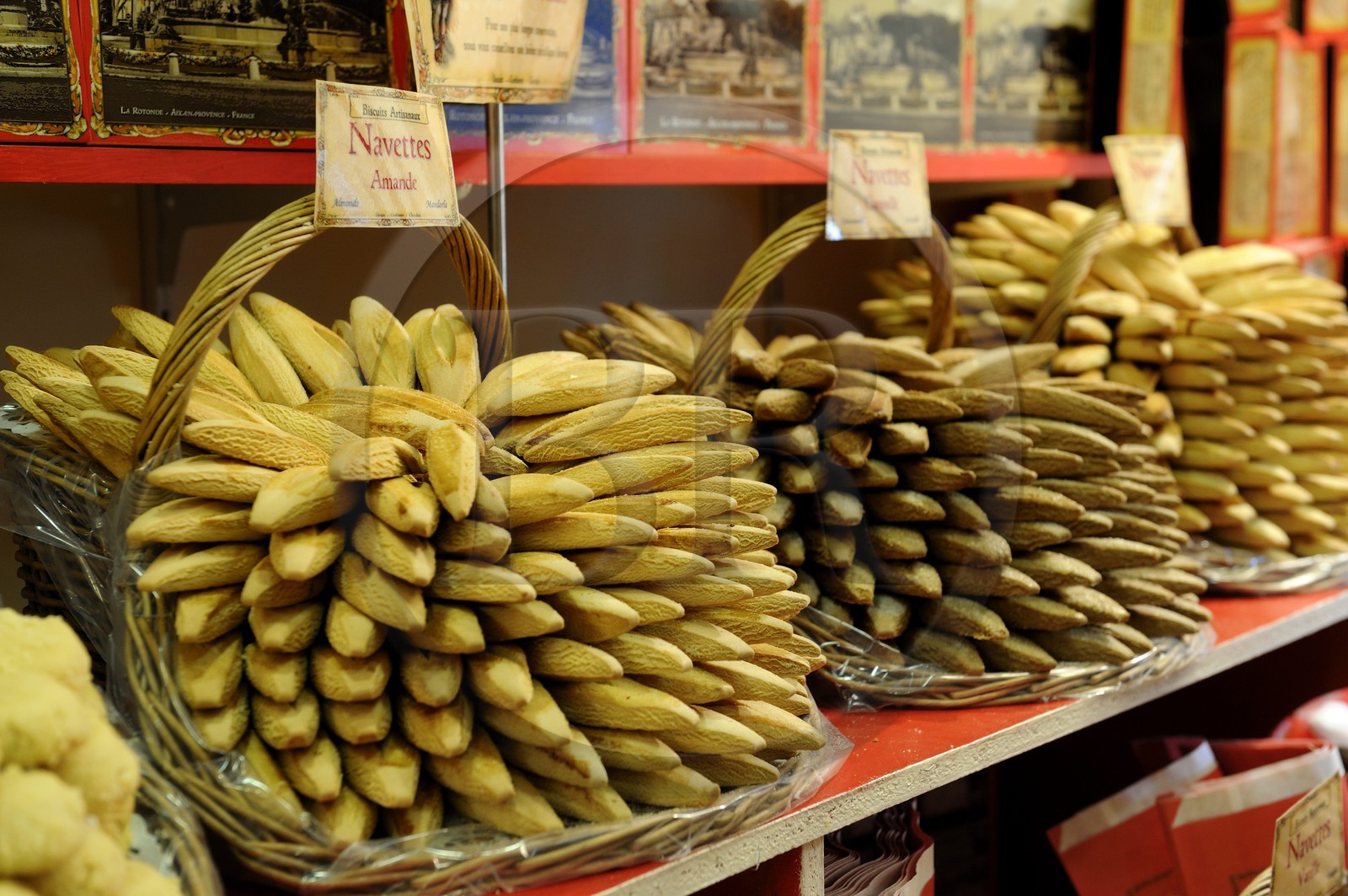 France, Bouches-du-Rhône (13), Aix-en-Provence, les biscuits Navettes sont une spécialité de Provence