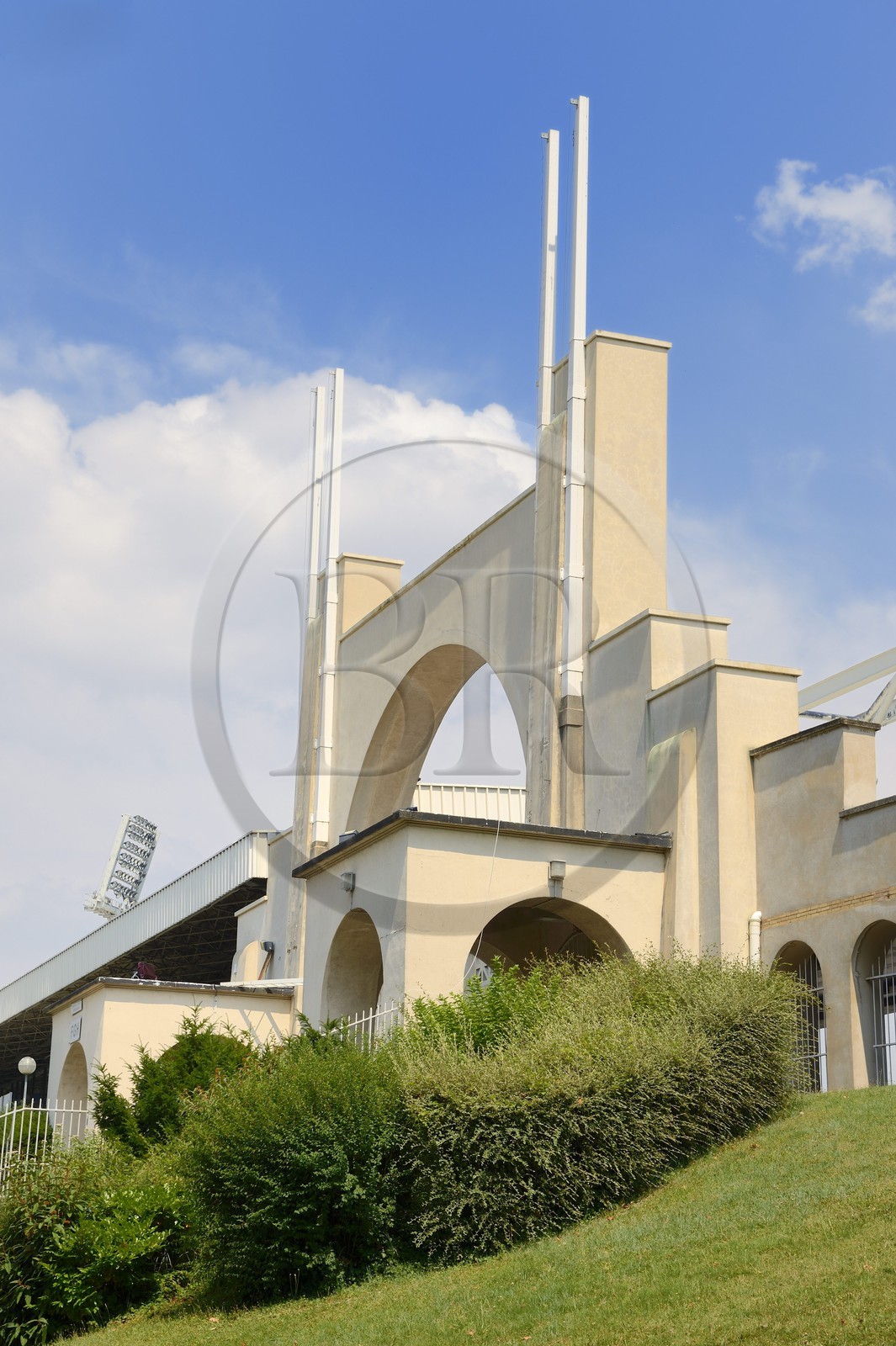 France, Rhône (69), Lyon, le stade de Gerland de l'architecte Tony Garnier