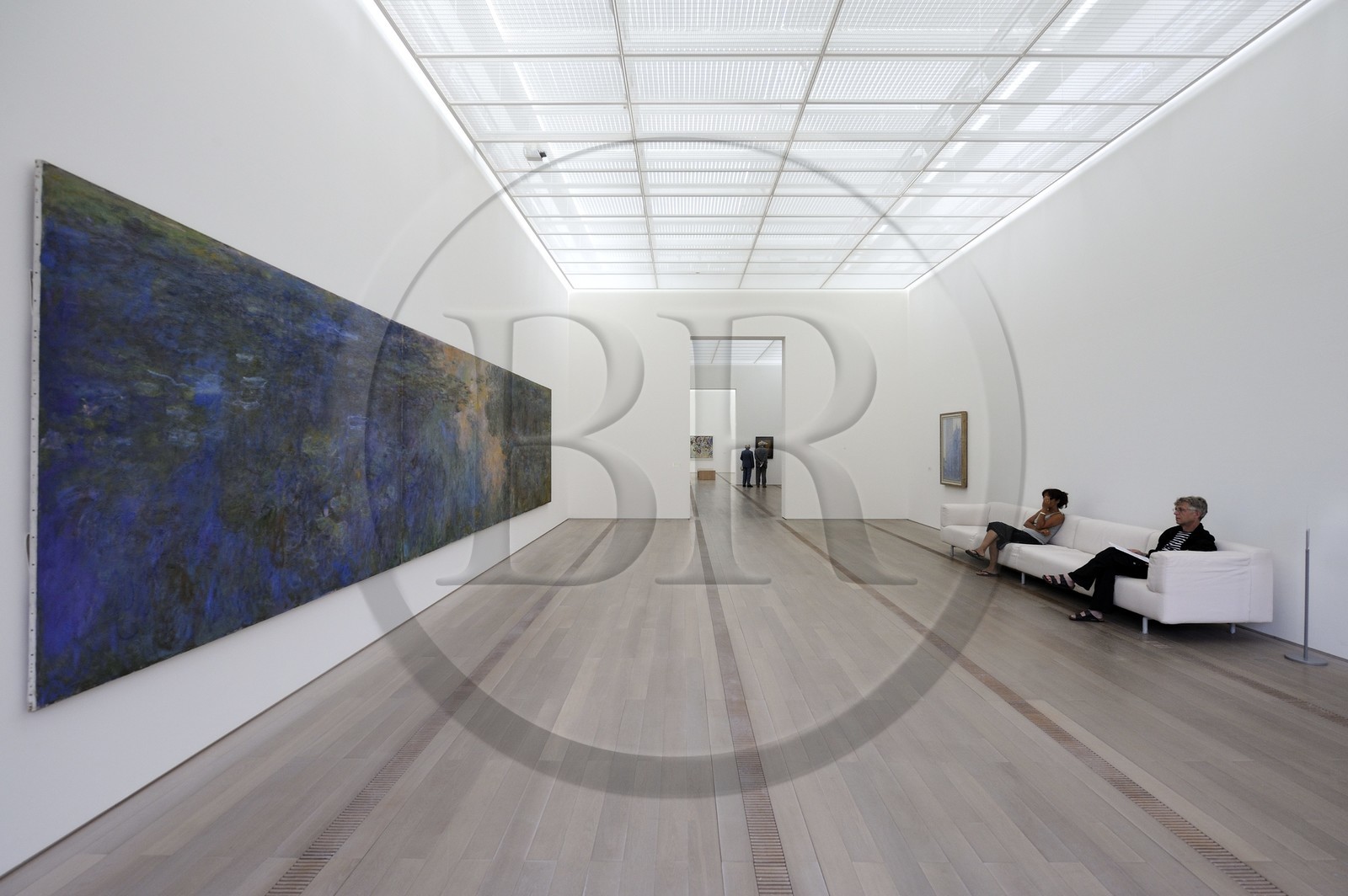 Suisse, Bâle, fondation Beyeler, oeuvre de Claude Monnet le Bassin aux Nymphéas