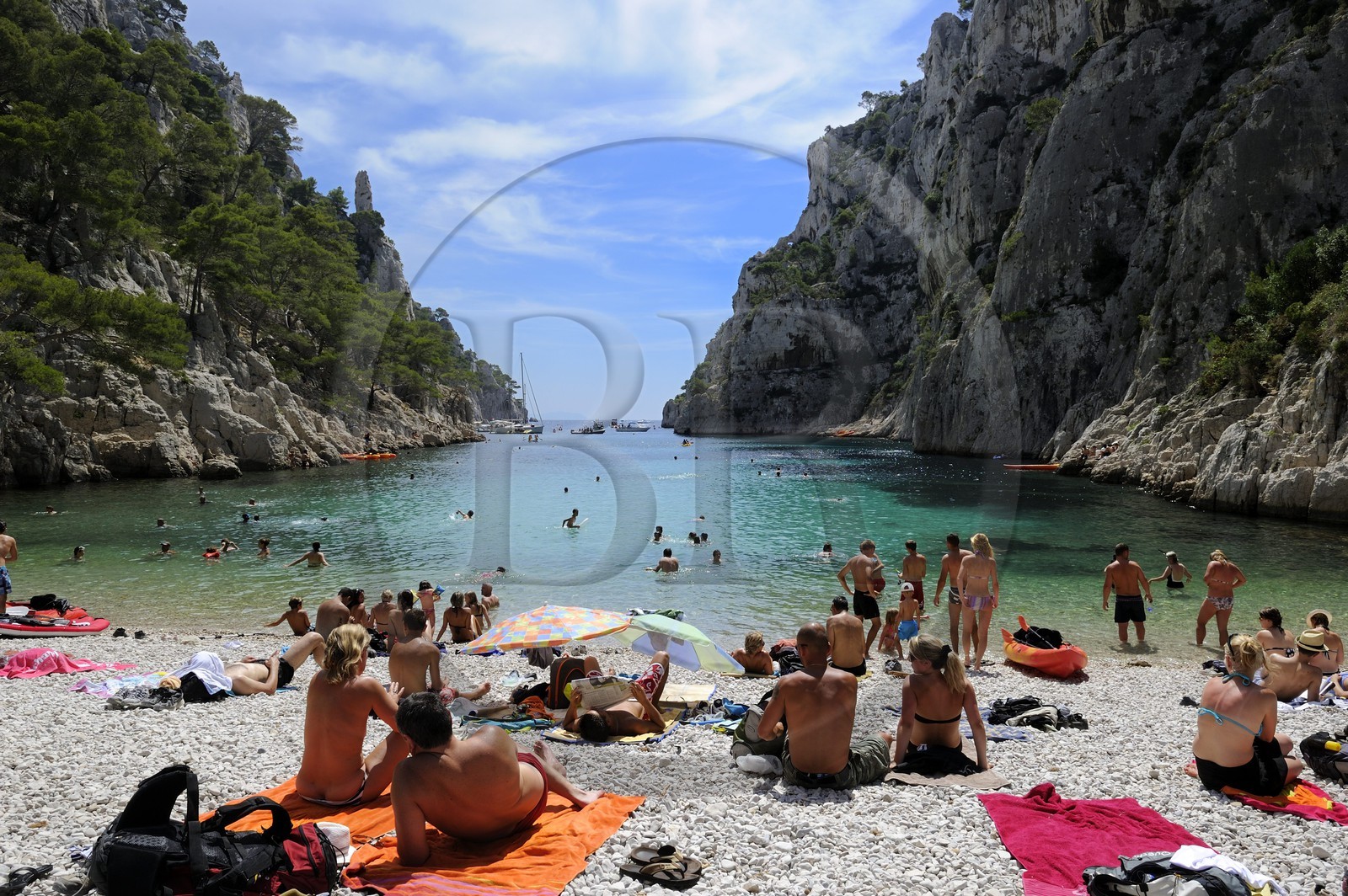 France, Bouches du Rhone, Cassis, En Vau creek (calanque)