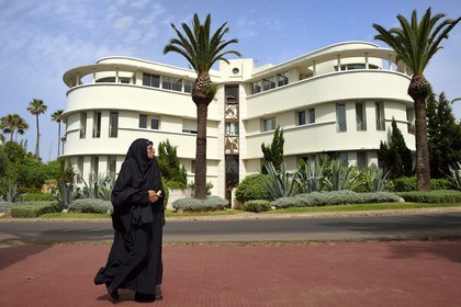 Morocco, Casablanca, Anfa hill, the Villa Mirador built in the 1930s
