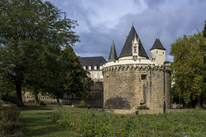 France, Loire-Atlantique (44), Nantes, quartier du Bouffay, le chateau des Ducs de Bretagne, tour du rempart