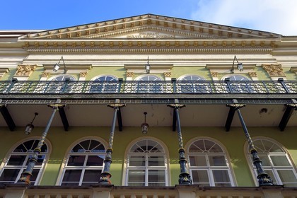 République Tchèque, Prague, centre historique classé Patrimoine Mondial de l' UNESCO, quartier de Stare Mesto, théatre des Etats où Mozart joua la 1ère de Don Giovanni
