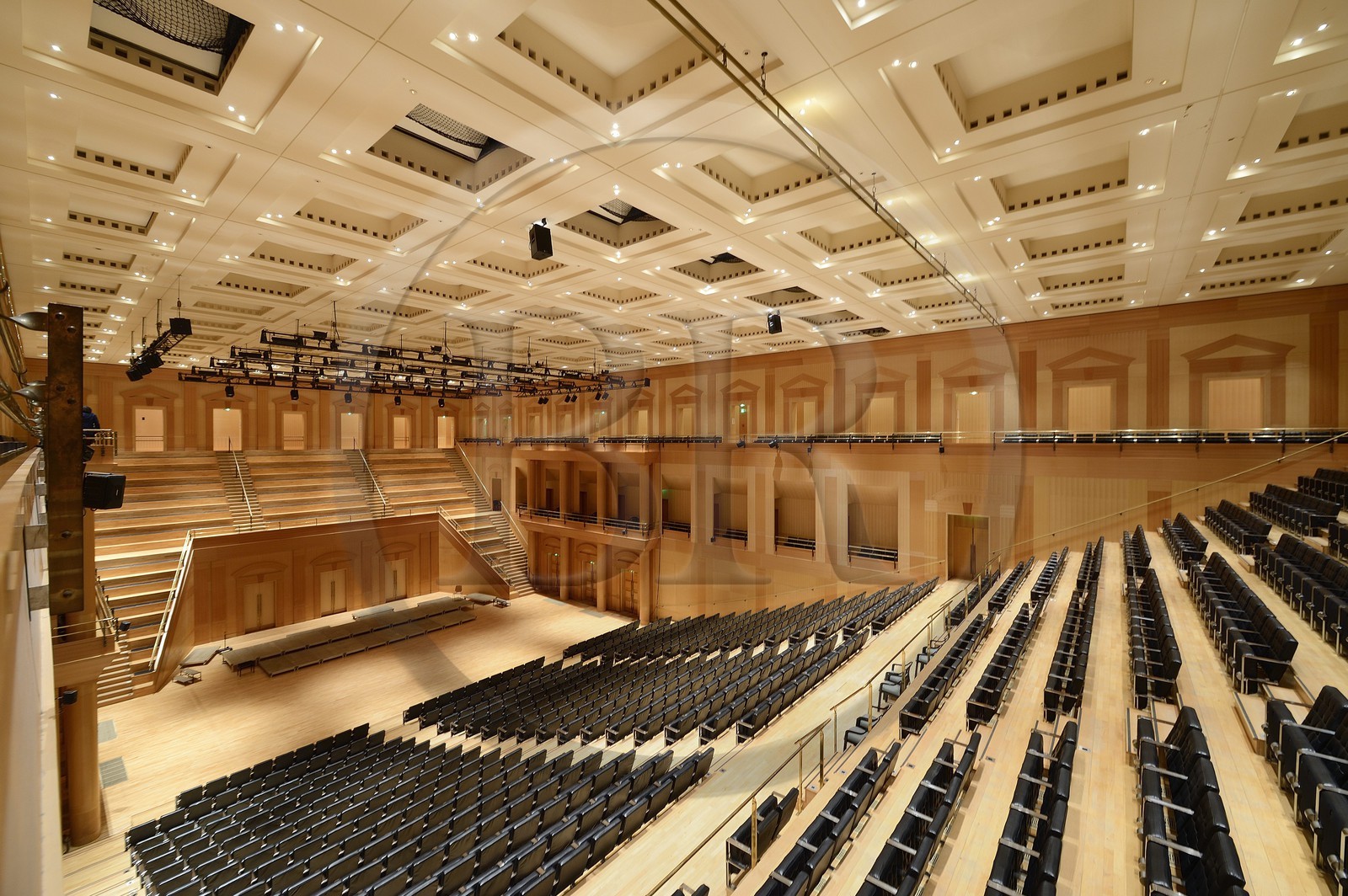 France, Moselle (57), Metz, la salle de spectacle de l'Arsenal réhabilité et réaménagé par l'architecte Ricardo Bofill
