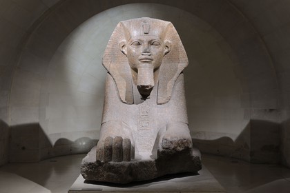 France, Paris (75), Le Louvre, le Sphinx trouvé à Tanis