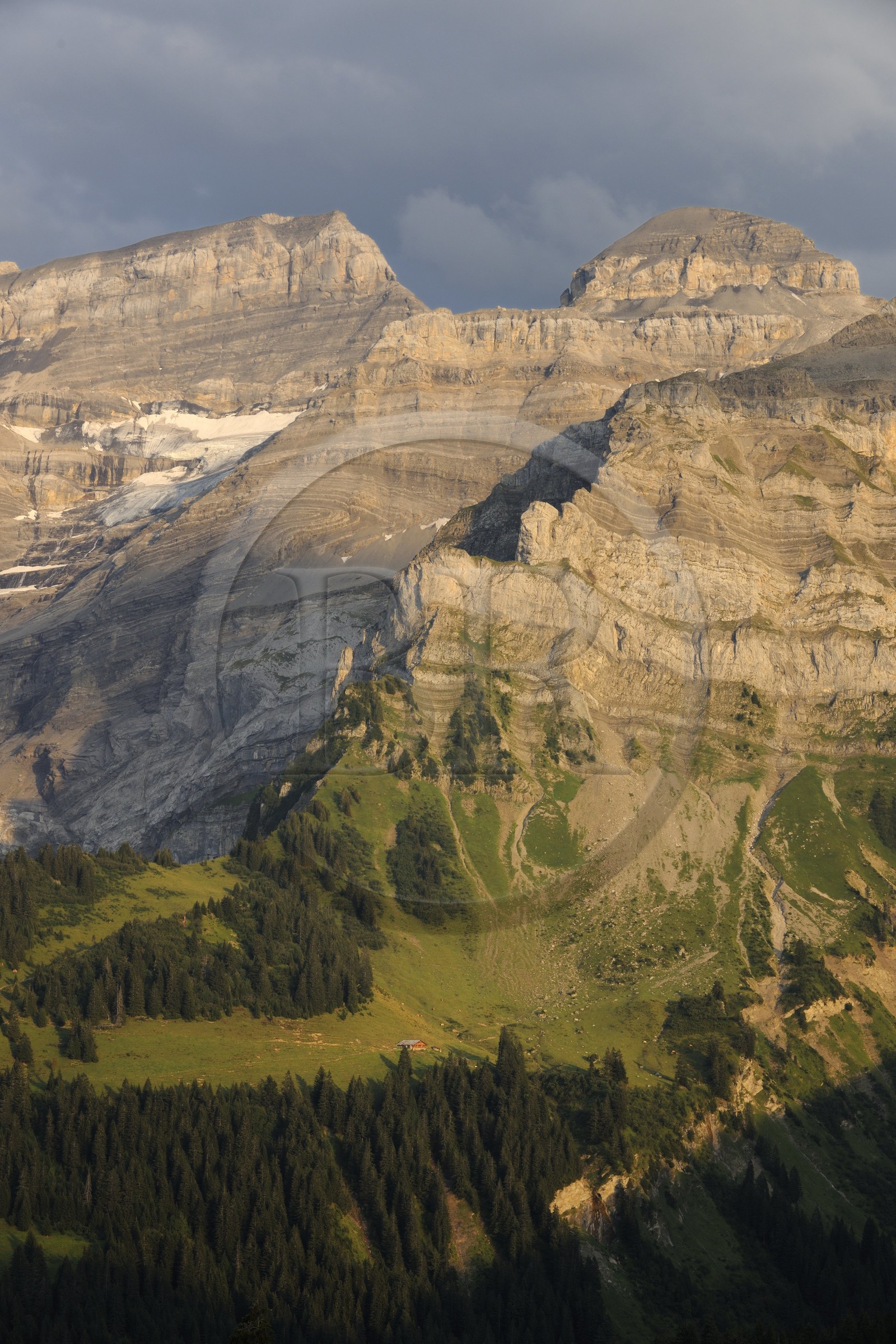 Suisse, canton de Vaud, Les Diablerets au Col de la Croix