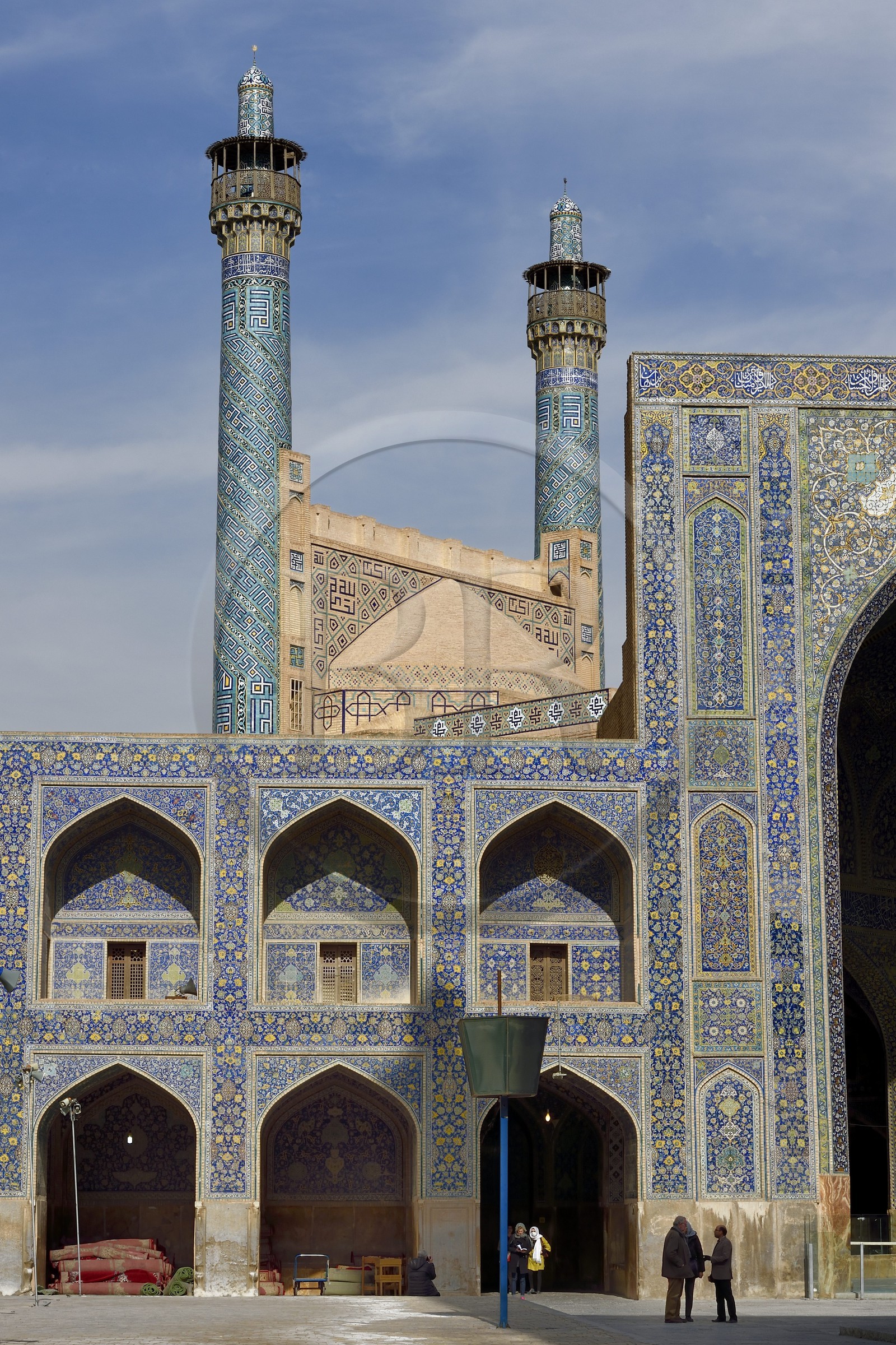 Iran, province d'Ispahan, Ispahan, la mosquée de l'Imam ou mosquée du Chah (Shah)