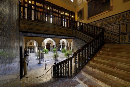 Espagne, Andalousie, Séville, Palais de la comtesse de Lebrija (El Palacio de la Condesa de Lebrija)