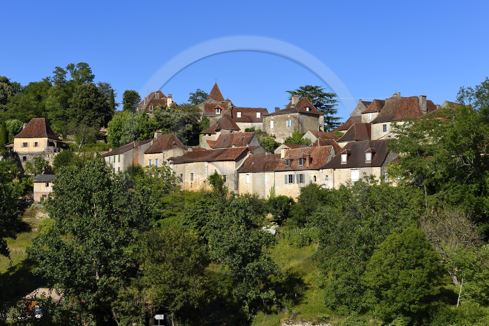 France, Dordogne (24), Périgord Noir, vallée de la Dordogne, Limeuil, labellisé Les Plus Beaux Villages de France