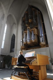 Islande, Reykjavik, orgue de l'église de Hallgrimskirkja