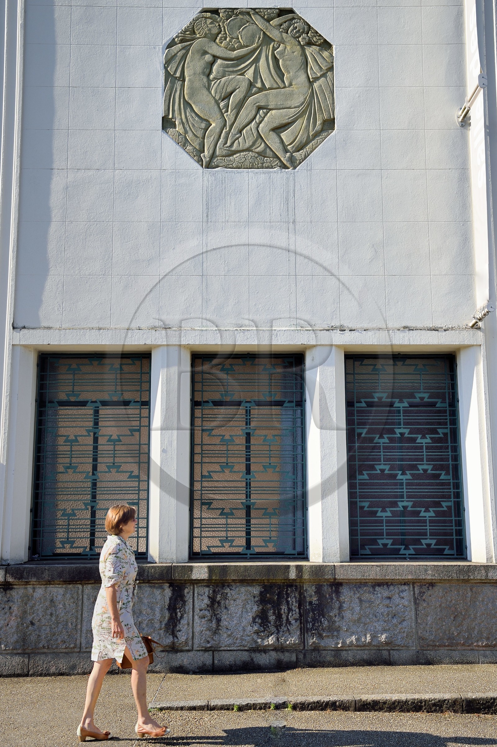 France, Allier (03), Vichy, place Charles de Gaulle, maison des associations et salle des fêtes, à l'origine un théatre art Déco construit en 1935