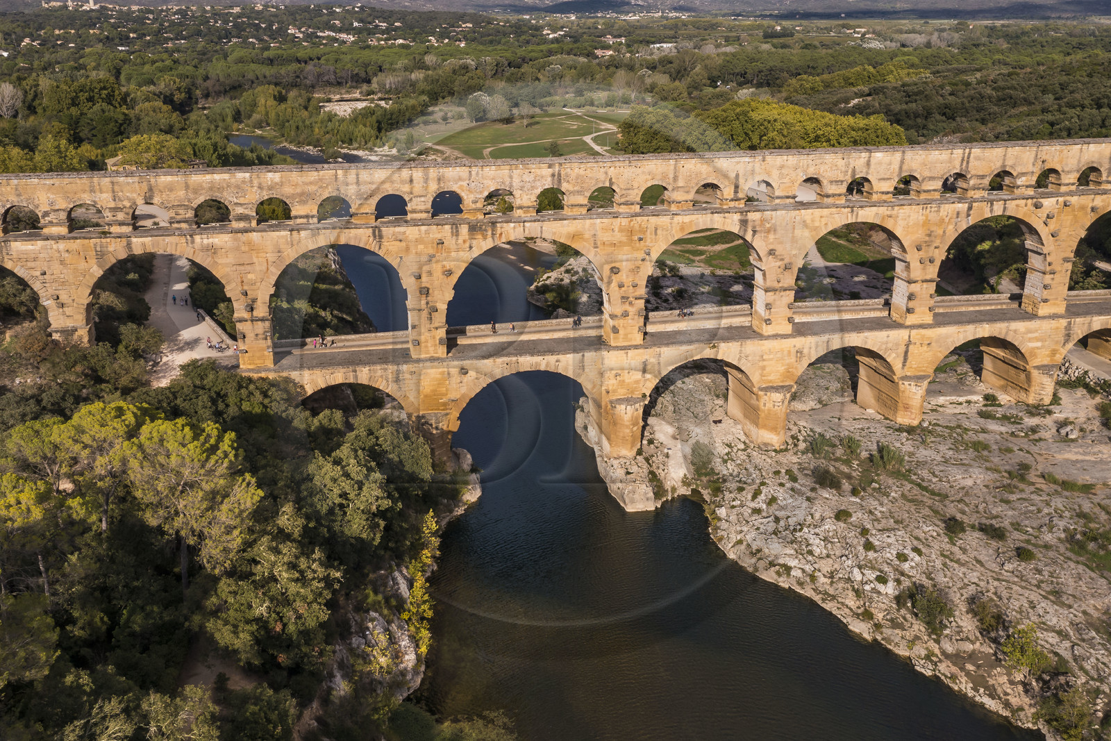France, Gard (30),  (vue aérienne)