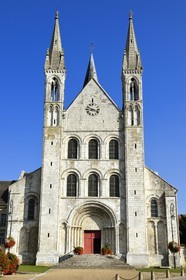 France, Seine-Maritime, Saint Martin de Boscherville, Saint-Georges de Boscherville Abbey of the 12th century