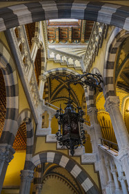 Italy, Liguria, Genoa, Castello d'Albertis Museo delle Culture del Mondo, castle of Enrico Alberto D'Albertis, Genoese explorer, navigator and travel writer (1846-1932)