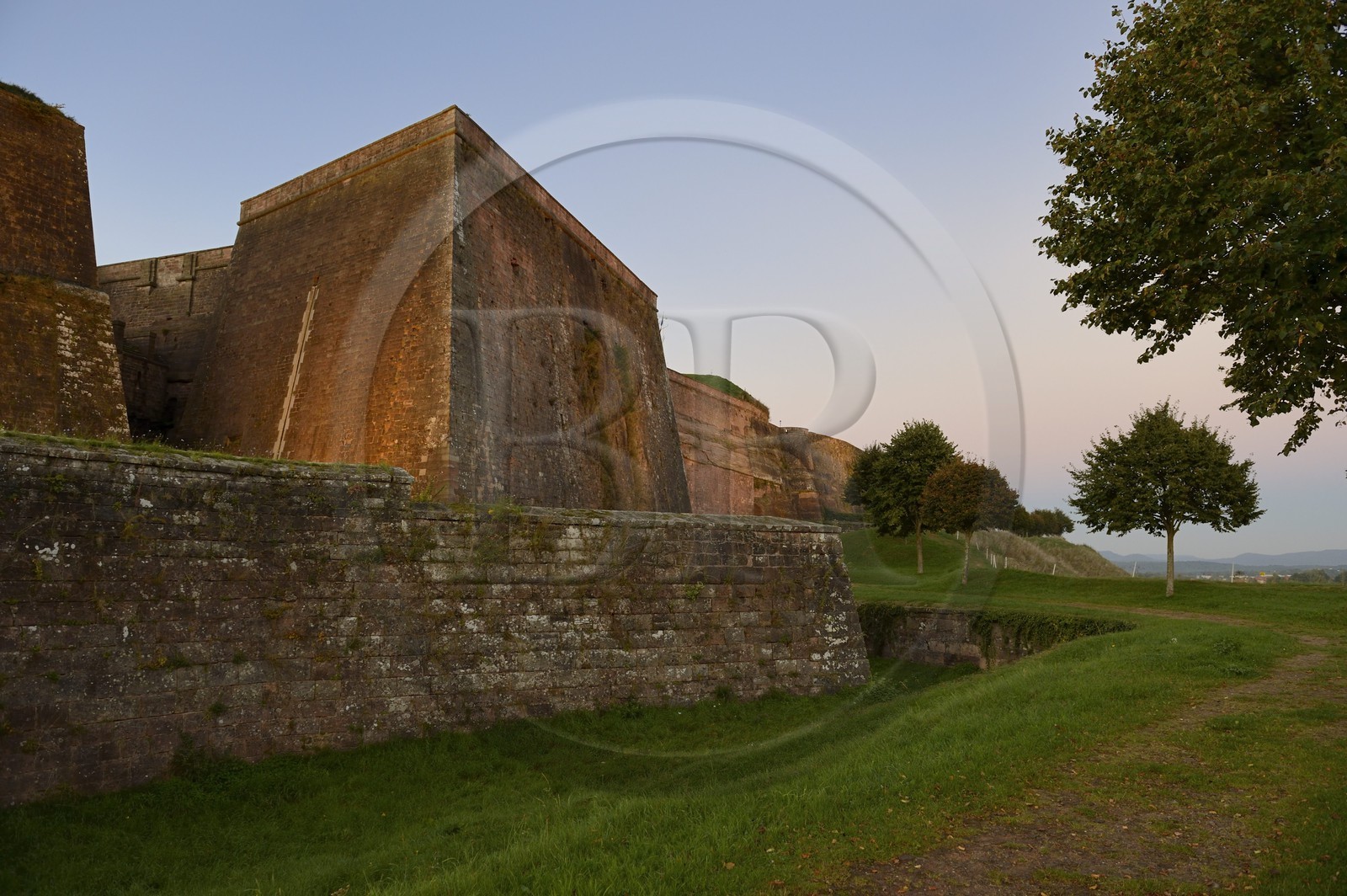 France, Moselle (57), parc régional des Vosges du nord, Bitche, la citadelle fortifiée par Vauban