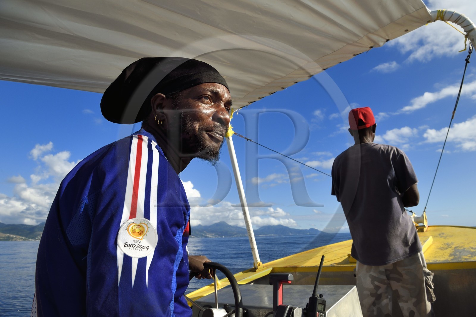 Caraïbes, Ile de la Dominique, Lyndon Prince, capitaine de bateau et rasta