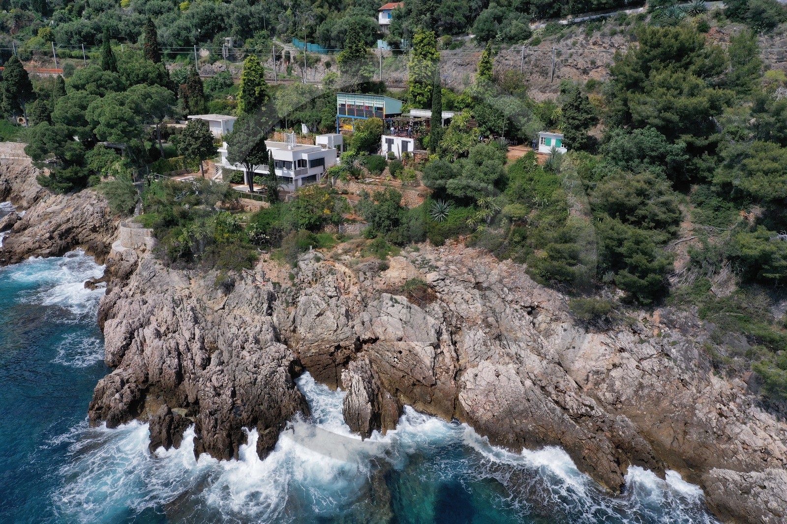 France, Alpes Maritimes (06), Roquebrune-Cap-Martin, Cap Martin, oeuvre architecturale de Le Corbusier, class