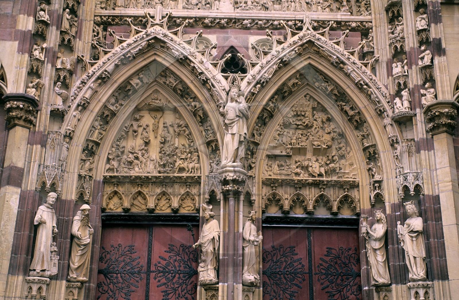France, Haut-Rhin (68), Thann, la collégiale Saint-Thiébaut