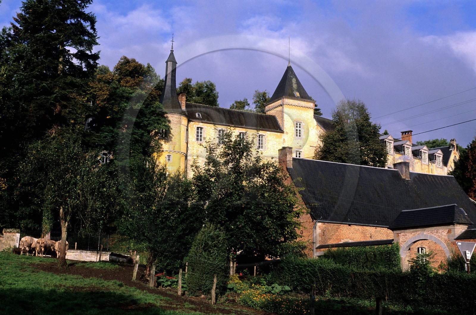 Belgium, Wallonia, the castle of Villers-sur-Lesse