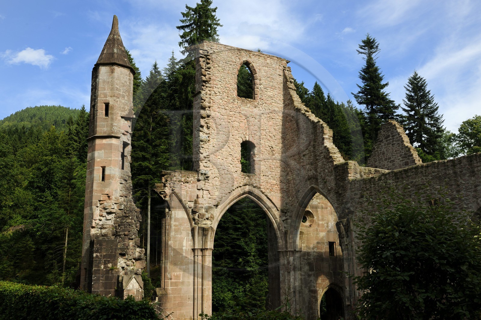 Germany, Black Forest, Schwarzwald, Baden-Württemberg, ruins of Allerheiligen convent (All Saints)